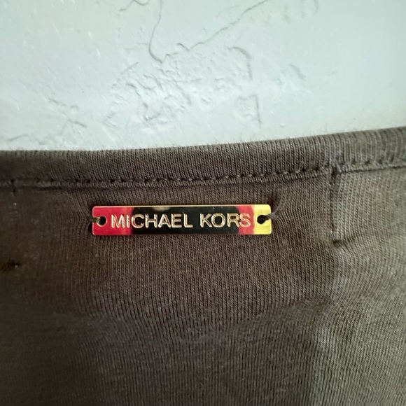 Michael Kors 1X Women’s Blouse Toffee Color - Picture 3 of 5